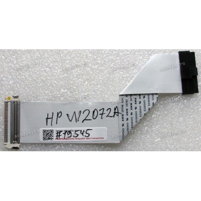 LCD LVDS FFC шлейф мониторный 30 pin обратный, шаг 1.0 mm, длина 180 mm Samsung S22A300N, HP W2072a (p/n BN96-13722J), с замками с двух сторон