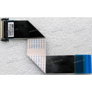 LCD LVDS FFC шлейф мониторный 30 pin обратный, шаг 1.0 mm, длина 200 mm Samsung S23C350H, LS22D300, S23C55H, LS19C20KBR, S19C200BR (p/n BN96-24731M, BN96-24134Y), с замком с одной стороны