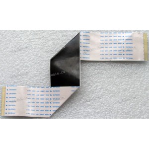 LCD LVDS FFC шлейф мониторный 30 pin обратный, шаг 1.0 mm, длина 210 mm Samsung LS23B300, LS23A300BSXY, B23B300N (p/n BN96-13722L), без замков