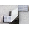 LCD LVDS FFC шлейф мониторный 30 pin обратный, шаг 1.0 mm, длина 195 mm LG E2242C-BNA (p/n EAD61905279), с замком с одной стороны