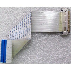 LCD LVDS FFC шлейф мониторный 30 pin обратный, шаг 1.0 mm, длина 160 mm Asus LCD Monitor VE228H, с замком с одной стороны