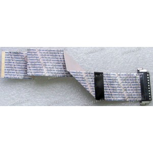 LCD LVDS FFC шлейф мониторный 30 pin обратный, шаг 1.0 mm, длина 210 mm Asus LCD Monitor C624BQ, VS229DA, VS229NA, VH228DE, VS228, VS228D, VS228DE, VS228DR, VS228T-P QISDA 5K.32K01.CC1 (p/n 14004-00730800, 14004-00730500, 14011-01470000), с замком с одной