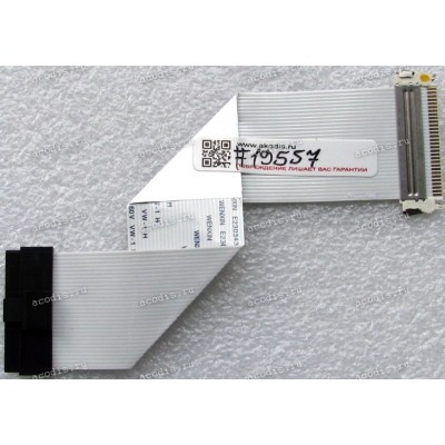 LCD LVDS FFC шлейф мониторный 30 pin обратный, шаг 1.0 mm, длина 160 mm BenQ LCD Monitor GL950, с замками с двух сторон