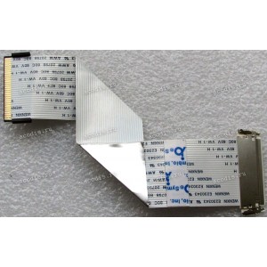 LCD LVDS FFC шлейф мониторный 30 pin обратный, шаг 1.0 mm, длина 160 mm BenQ LCD Monitor GL950, с замками с двух сторон