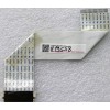LCD LVDS FFC шлейф мониторный 30 pin обратный, шаг 1.0 mm, длина 180 mm BenQ LCD Monitor FP71G, E910, HP 1740, E231 Type 1 с замком с одной стороны