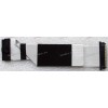 LCD LVDS FFC шлейф мониторный 30 pin обратный, шаг 1.0 mm, длина 180 mm AOC Monitor E2270SWN, с замками с двух сторон