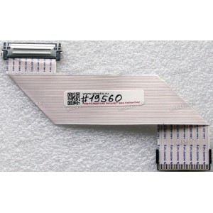 LCD LVDS FFC шлейф мониторный 30 pin обратный, шаг 1.0 mm, длина 170 mm AOC Monitor E2280SWN, E2050SDA, с замками с двух сторон