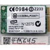 WLAN Mini PCI-E U.FL BroadCom BCM94311MCGHP3 REV P2 802.11 a/b/g HP Pavilion dv6500, Compaq Presario F500 (p/n: 441090-002) Antenna connector U.FL