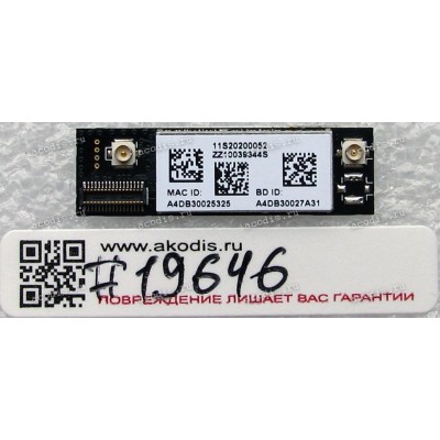 WLAN Half PCI-E U.FL Realtek RTL8732 802.11 b/g/n BT4.0 Lenovo IdeaPad Yoga 11, 13 (Lenovo FRU: 20200052) Antenna connector U.FL