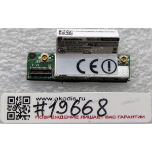 WLAN 30 pin U.FL card Azurewave AW-NB108 802.11 b/g/n BT 4.0 Lenovo IdeaPad Yoga 11s, Lenovo Miix 10 (p/n AW-NB108) Antenna connector U.FL