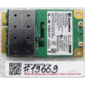 WLAN Mini PCI-E U.FL AzureWave AW-NE771 AR5B91 802.11b/g Asus F50GX, Asus F50Q, Asus F50SV, Asus F50Z, Asus F5GL, Asus F6A, Asus F6VE, Asus F70SL, Asus F7Z, Asus F80CR, Asus F80Q, Asus F81SE, Asus G60VX, Asus G71GX, Asus G72GX, Asus M50VC, Asus M51A, Asus