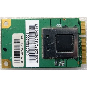 WLAN Mini PCI-E U.FL AzureWave AW-NE771 AR5B91 802.11b/g Asus F50GX, Asus F50Q, Asus F50SV, Asus F50Z, Asus F5GL, Asus F6A, Asus F6VE, Asus F70SL, Asus F7Z, Asus F80CR, Asus F80Q, Asus F81SE, Asus G60VX, Asus G71GX, Asus G72GX, Asus M50VC, Asus M51A, Asus