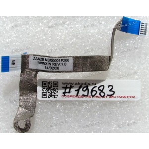 FFC шлейф 6 pin обратный, шаг 1.0 mm, длина 90 mm TouchPad Lenovo IdeaPad Z510, IdeaCentre C260 (p/n AILZB NBX00019A00 REV:0B, NBX0001P200)