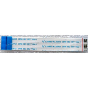 FFC шлейф 10 pin обратный, шаг 1.0 mm, длина 70 mm Lenovo IdeaPad Y550 (NBX0000D700)