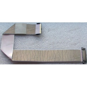 LCD LVDS FFC шлейф мониторный 30 pin обратный, шаг 1.0 mm, длина 350 mm Lenovo L24e-20, с замками с двух сторон