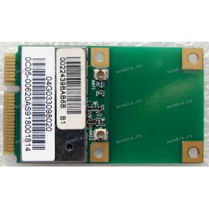 WLAN mini PCI-E U.FL card AzureWave AW-NE785 802.11 b/g Asus Notebook F50SF, F83T, F83VD, F83VF, K40AB, K40AC, K40AD, K40AF, K40C, K40ID, K40IJ, K40IN, K40IP, K50AB, K50AD, K50AF, K50C, K50IJ, K50IN, K50IP, K51AC, K51AE, K61IC, K70AB, K70AC, K70AD, K70AE,
