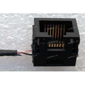 RJ-45 & cable Sony VGN-TX610P (p/n: 073-0001-2847A) 100 mm, 8 pin