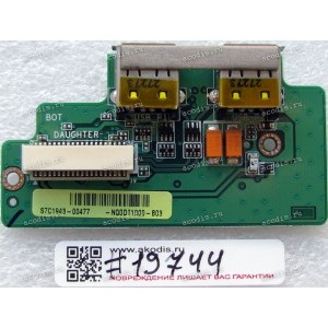 USB & Inverter & MEDIA BUTTONS board Asus C90S (p/n 08G29CA3112O, 60-NQ0DT1000-B03) REV. 1.2G