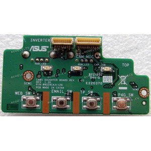 USB & Inverter & MEDIA BUTTONS board Asus C90S (p/n 08G29CA3112O, 60-NQ0DT1000-B03) REV. 1.2G