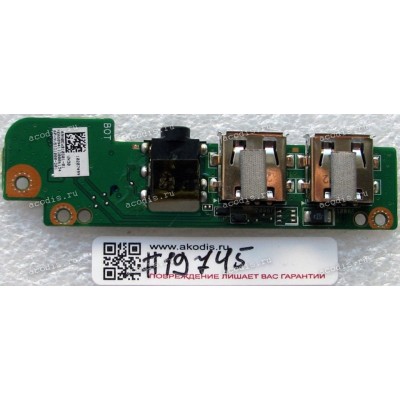 USB & Audio board Asus UX30 (p/n 69N0EWB10D01-01, 60-NVSIO1000-D01) REV. 2.0
