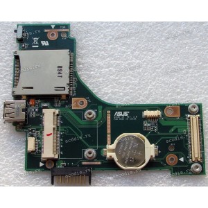 USB & CardReader board Asus UX50V, U50A, U50F, U50VG (p/n 69N0EKG10D04-01, 60-NVLCR1000-D04) REV. 2.0