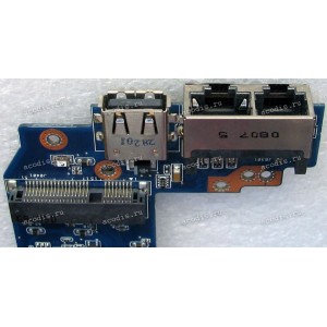 USB & RJ45 & RJ11 board Asus U2E REV. 2.1