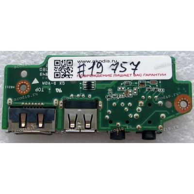 USB & Audio board Asus N61VN (p/n 90R-NWFAU1000Y) REV. 2.1