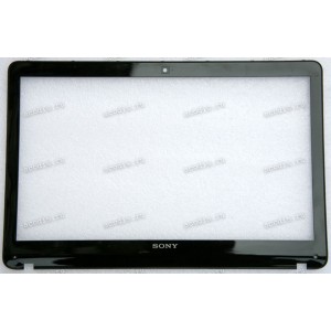 Верх. кр. рамка Sony SVF1521E1RW, SVF152C29V чёрная глянец (4HHK9BHN000)