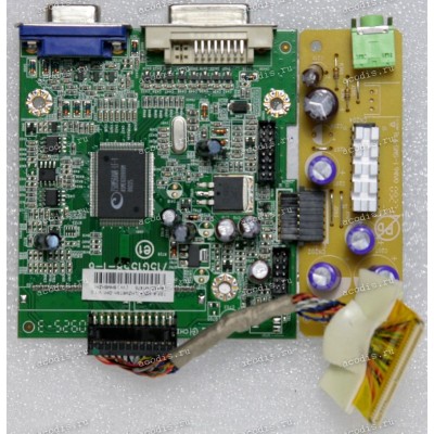 Mainboard Hannspree 19,0" 1280x1024 HQ191D (HQ191DP6, HQ191DP6REAE2) (715G1558-1-6, 715G1841-2) VER:B VER 1.0 Chips TSUM56AWK-LF-1