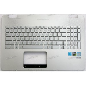 Keyboard Asus GL551, GL551J, N551 серебристая русифицированная (13NB0AH1AM0501)+ Topcase