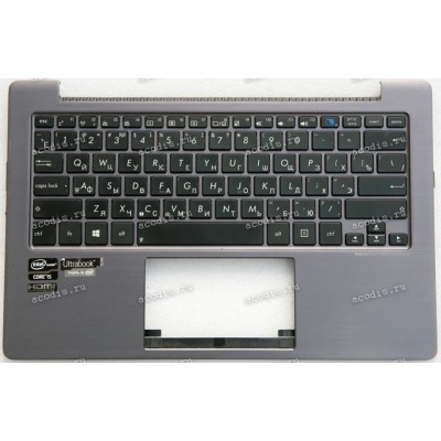 Keyboard Asus TAICHI21 тёмно-серый металл (13GNTF1AM032-1, 13N0-NBA0321)+ Topcase