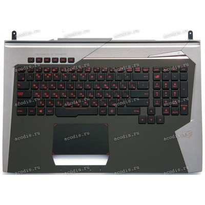 Keyboard Asus G752VY-1A, G752VS-1A, G752VT-1A чёрный матовый русифицированная (90NB0D71-R30U0, 90NB09V1-R30200, 90NB09X1-R30200, 13NB09Y0AP0431)+ Topcase