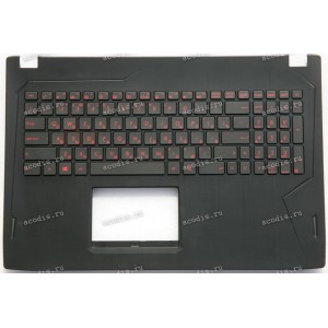 Keyboard Asus FX502VD-2A чёрный матовый русифицированная (90NB0F05-R31RU0)+ Topcase