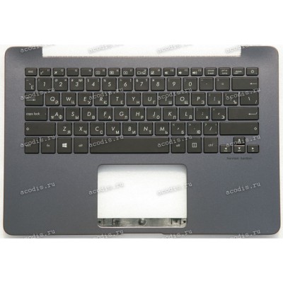 Keyboard Asus UX430UA-1A тёмно-серый матовый русифицированная (90NB0EC1-R30RU0)+ Topcase