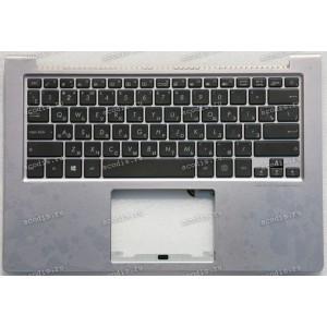 Keyboard Asus UX303L, UX303LA, UX303LB, UX303LN, UX303U, UX303UA-1B, UX303UB  серебристая русифицированная (90NB08V3-R31RU0)+ Topcase