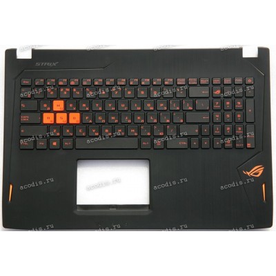 Keyboard Asus GL502VM-1A чёрный русифицированная (90NB0DR1-R31RU0, 13NB0DR1AP0101)+ Topcase