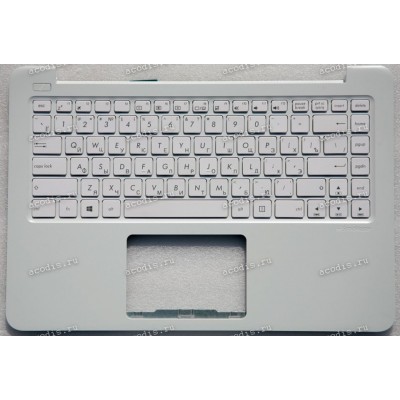 Keyboard Asus E402NA-2A белый русифицированная (90NB0C52-R31RU0)+ Topcase