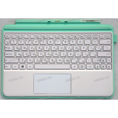 Keyboard Asus T102HA-3A бело-зелёный русифицированная (90NB0D01-R31RU2)+ Topcase