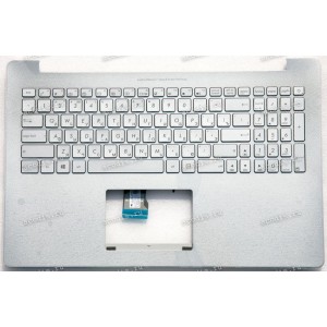 Keyboard Asus N501JW-1A серебристая русифицированная (90NB0871-R32RU0)+ Topcase