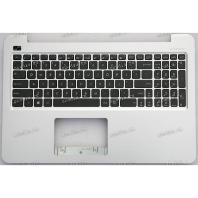 Keyboard Asus X556UA, X556UJ, X556UQ, X556UR, X556UV-1B серебристый металлик русифицированная (90NB0BG2-R31UI0)+ Topcase