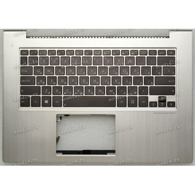 Keyboard Asus UX42VS-1A серебристая русифицированная (90NR-NUG1K1L80Y)+ Topcase