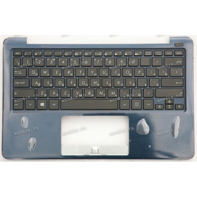 Keyboard Asus E202SA-1B синяя русифицированная (90NL0052-R32RU0)+ Topcase