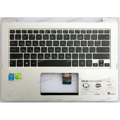 Keyboard Asus TP300LA серебристая русифицированная (13NB05Y1AM1201, 13NB05Y1AM0221)+ Topcase
