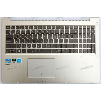 Keyboard Asus UX51, UX51VT серебристая русифицированная (13GNWO1AM102-1, 13N0-N4A0C21)+ Topcase