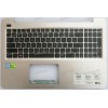 Keyboard Asus X556U золотистый русифицированная (13NB0BG3AP0201, 13N0-UAA0401)+ Topcase Keyboard Asus X556U золотистый русифицированная (13NB0BG3AP0201, 13N0-UAA0401)+ Topcase