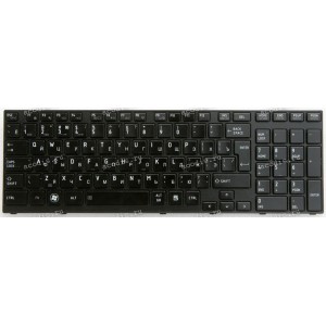 Keyboard Toshiba Satellite A660, A665-S6088 чёрная глянцевая рифлёная русифицированная (9Z.N4YBC.00R, PK130CX1A11) Keyboard Toshiba Satellite A660, A665-S6088 чёрная глянцевая рифлёная русифицированная (9Z.N4YBC.00R, PK130CX1A11)