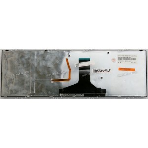 Keyboard Toshiba Satellite A660, A665-S6088 чёрная глянцевая рифлёная русифицированная (9Z.N4YBC.00R, PK130CX1A11)