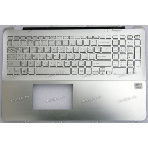 Keyboard Sony SVF15A1S2RS, SVF15AA1QV серебро русифицированная (SXGD6PHN0B0)+Topcase Keyboard Sony SVF15A1S2RS, SVF15AA1QV серебро русифицированная (SXGD6PHN0B0)+Topcase
