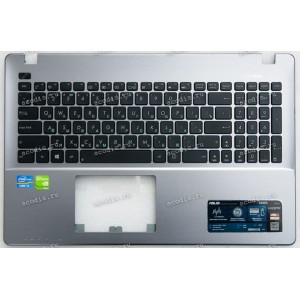 Keyboard Asus X550C серый металлик (13NB00T1AP1202)+ Topcase Keyboard Asus X550C серый металлик (13NB00T1AP1202)+ Topcase