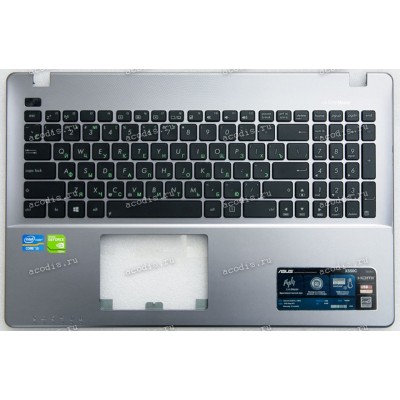Keyboard Asus X550C серый металлик (13NB00T1AP1202)+ Topcase